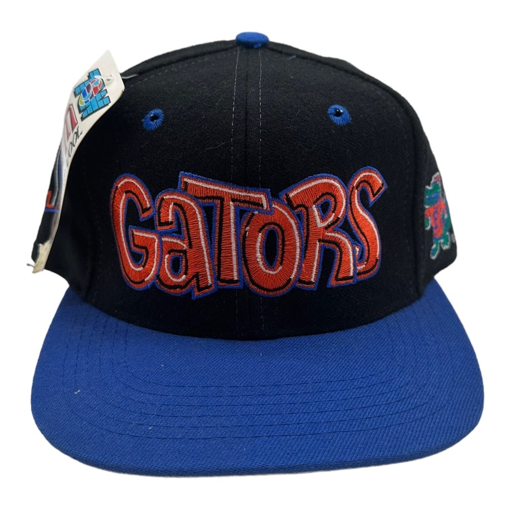 VTG 90s Top of the World Florida Gators Graffiti Fitted Hat Cap Size‎ 6 3/4 NWT